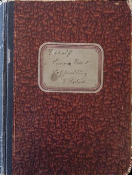 Einkauf von Simon Wich, Holzhandlung Unterrodach. (Kassenbuch) 1